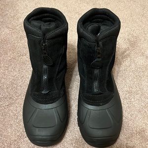 Mens Totes Suede Waterproof Snow Boots, Size 8.